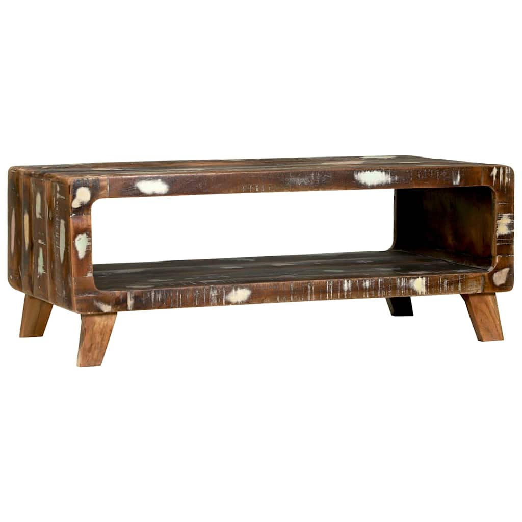 Coffee Table Multicolour 90 x 50 x 35 cm Solid reclaimed wood